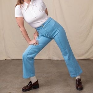 Big Bud Press Western Pants in Baby Blue